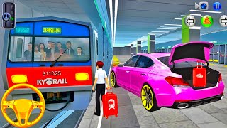 Car to Subway Metro Train Travelling - 3D Driving Class 2026 - Best Android iOS Gameplay screenshot 5