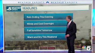 NBC 5 Forecast: Sunshine returns in full Thursday