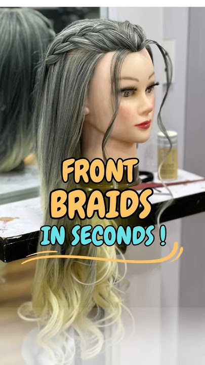  Front Braids in Seconds | Step by Step | #hairaffair #hairstyle # ...