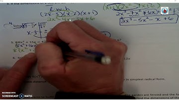 Math 2 Unit 3 Test Review