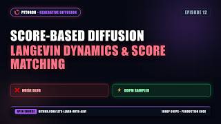 Score-Based Diffusion: Langevin Dynamics & Score Matching