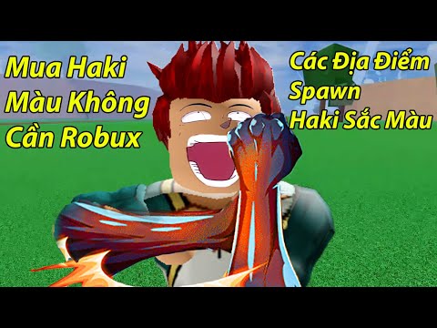 Video Roblox - Các Địa Điểm Xuất Hiện Haki Vũ Trang Sắc Màu... - youtube