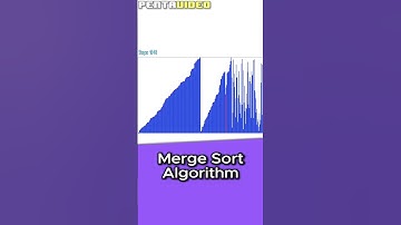 Merge Sort Algorithm 💡 Animation #shorts #funny #programming