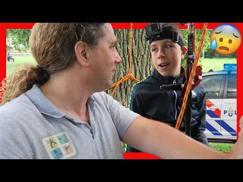 BOOMKLIMMERS KRIJGEN POLITIEBEZOEK! (geocache-controle 11)