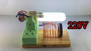 Amazing Free Energy Generator Using Light bulb 220V