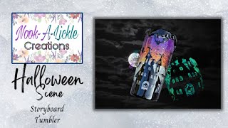 Halloween Glow in the Dark Halloween Storyboard Tumbler