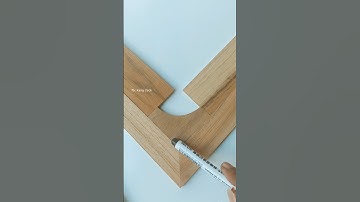 How to Measure Curved Angles in Wood #woodworking #woodwork #carpentry #diy #tips