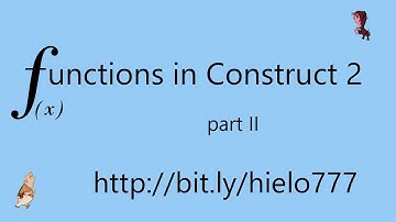 10 Minutes with Construct 2: Functions pt II