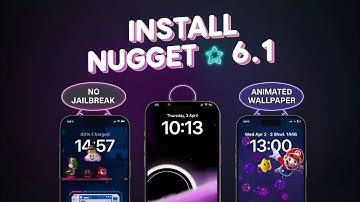 Set video as wallpaper on iOS 18 & 17 with Nugget 6.1 | Install Nugget no Jailbreak