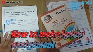 Ignou Assignment Kaise Banaye | How To Make Assignment | Ignou 2022 | Political Science 2022 |