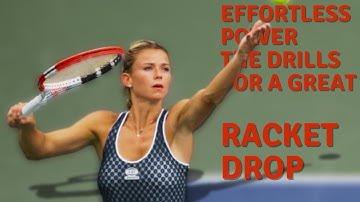Serve Faster and Easier.  How to create a Perfect Racket Drop