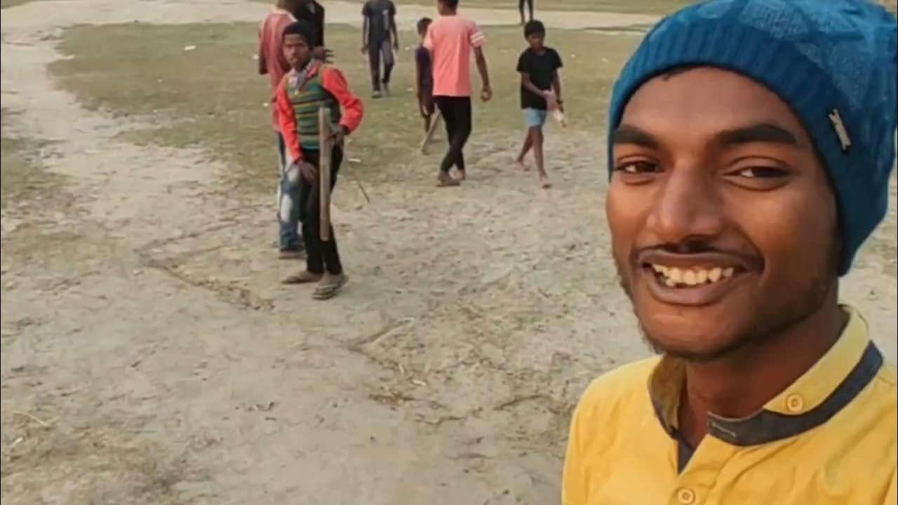 Gaon Mein cricket kaise khelte hain bacche YouTube