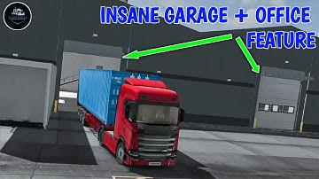 Universal Truck Simulator by Dualcarbon | Insane New Feature! Garage and Office Feature Explained