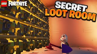 HOW TO BUILD A SECRET LOOT ROOM! - Lego Fortnite