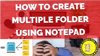 Create Multiple Folder Using Notepad #computerknowledge #Dreamcomputer #kanhaiyasir