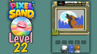 Pixel sand: Color flow level 22 | all parts gameplay walkthrough solution