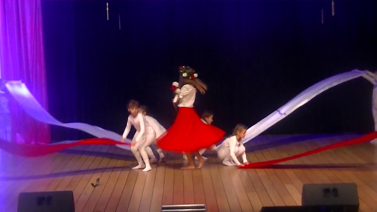 Występ taneczno-muzyczny ,,Niepodległa'' na 11listopada. Szkoła Podstawowa w Domasznie.