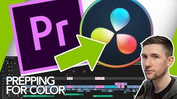 Prepping for Color Correction - Sequence Prep Adobe Premiere Pro