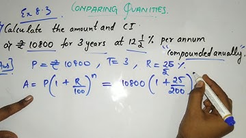 COMPARING QUANTITIES//CLASS 8//CH-8//EX 8.3 Q1(A)// MATHSPEDIA