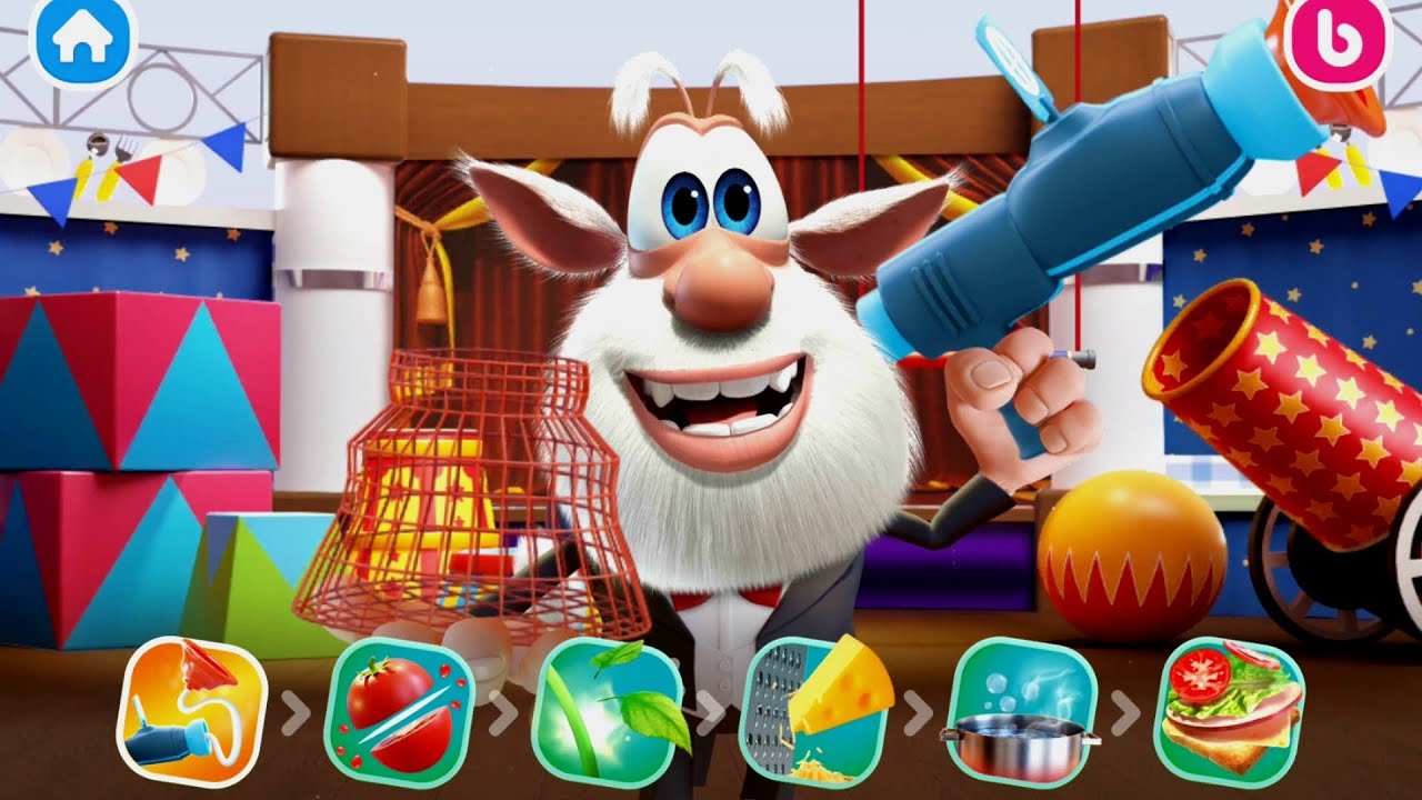 Funny Booba Cooking Challenge | Sweet Candy Kitchen Chaos