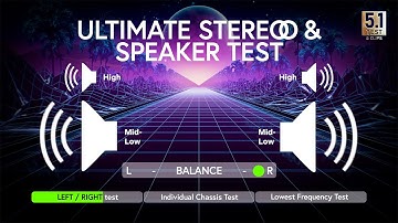 Ultimate Stereo & Speaker TestAll-in-One Audio Check 2025