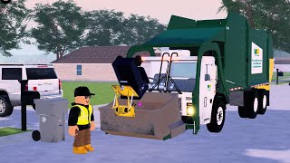 Roblox Garbage Trucks | Waste Management Mack LE and CCC Garbage Trucks on Trash and Recycling!