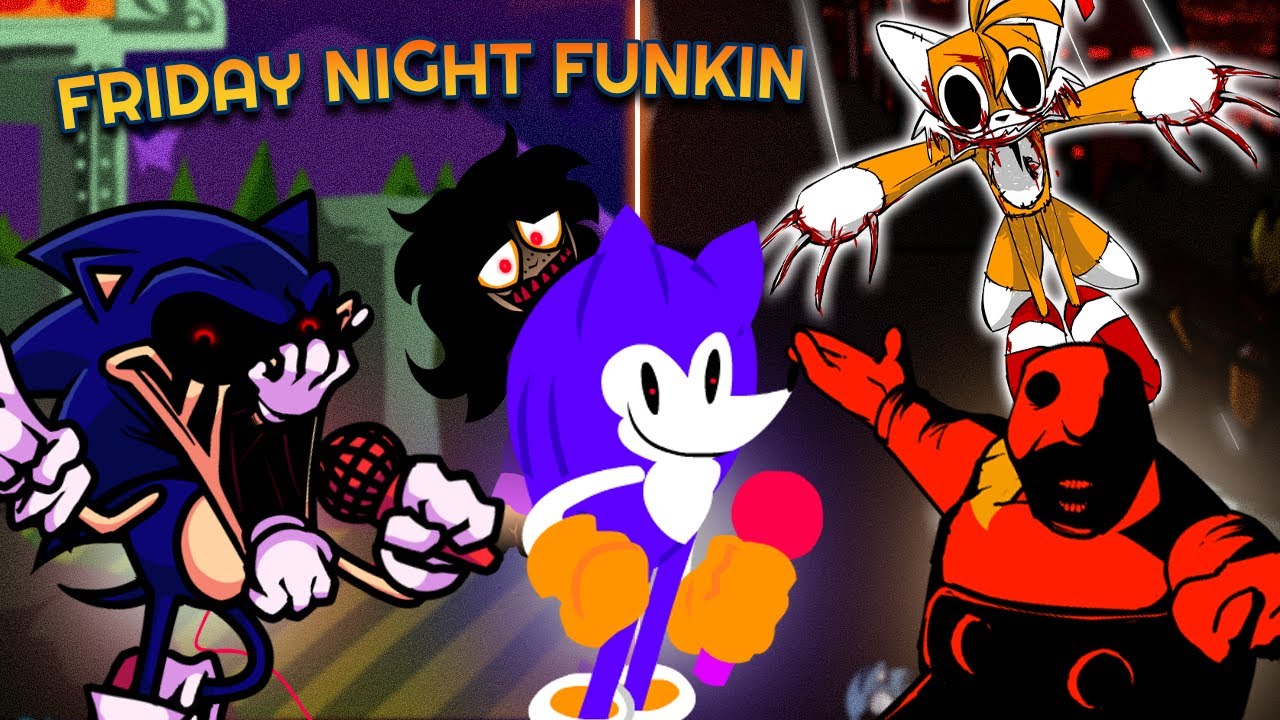 TODOS OS OURIÇOS CANCELADOS FORAM REUNIDOS!! Friday Night Funkin' Vs Sonic.Exe  4.0 (restored) 