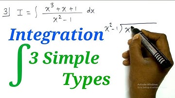 Integration | 3 Simple Types | Mathematics | HSC(12th) Science, Commerce & Arts