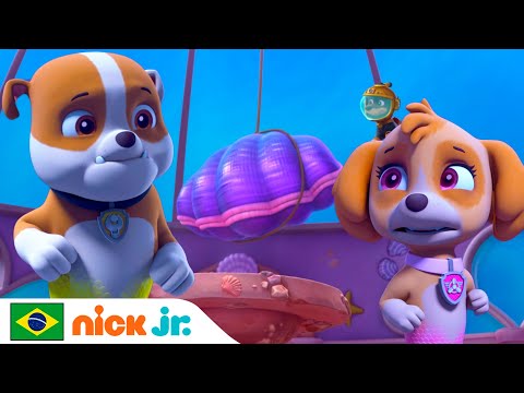 Patrulha Canina | Os Filhotes-Sereia salvam a Cão-Tlântida! | Nick Jr. em Português