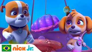 Patrulha Canina | Os Filhotes-Sereia salvam a Cão-Tlântida! | Nick Jr. em Português