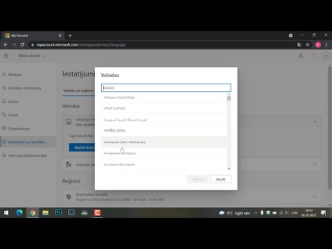 Video: Kā Nomainīt Ziņojuma Valodu