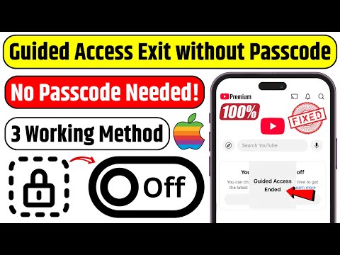 😱Guided Access Passcode Forget ? Get Exit From Guided Access Without Passcode on iPhone/iPad 3 Ways
