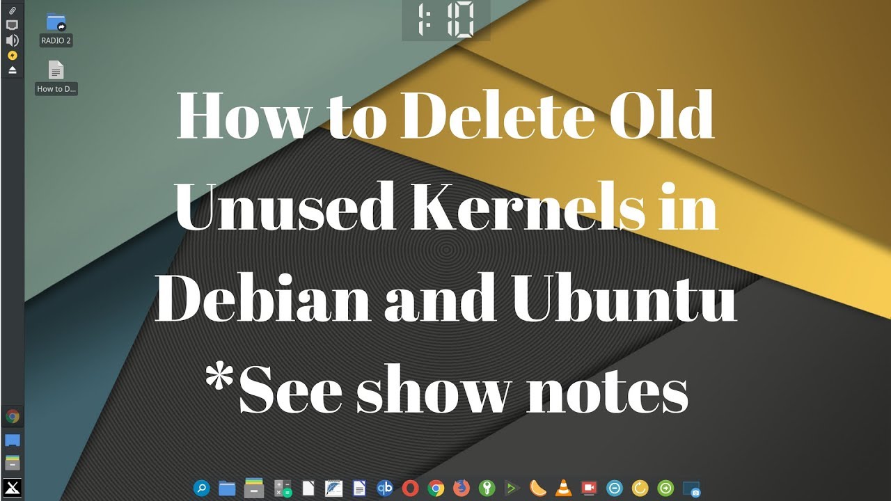 How To Delete Old Unused Kernels In Debian And Ubuntu See Show Notes