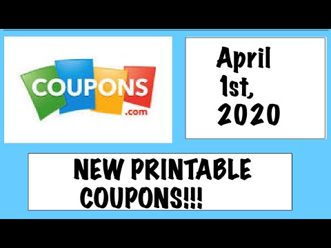*HOT* NEW PRINTABLE COUPONS!– 4/1/20