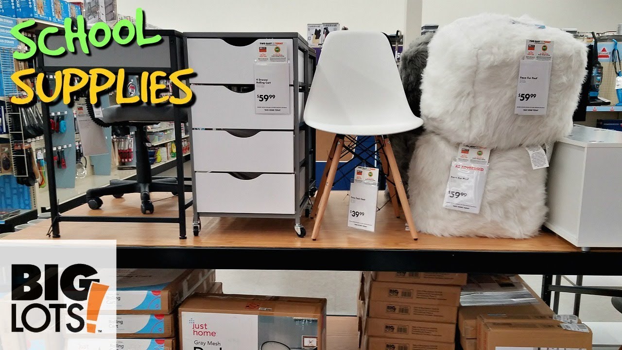 BIG LOTS DORM HOME ESSENTIALS BACK TO SCHOOL SUPPLIES WALK THROUGH JUNE