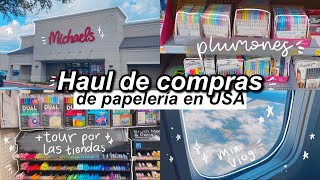  HAUL DE PAPELERÍA DE USA ?? // VISITÉ MICHAEL'S ? Cambly  - DanielaGmr 