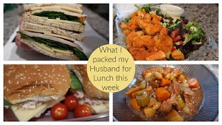 What I packed my Husband for Lunch | Easy Lunch Ideas