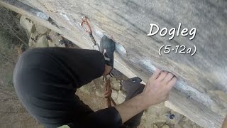 Sport Climbing on Dogleg at the Red River Gorge, KY