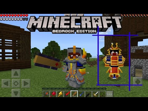 INCRÍVEL NOVA MELHOR ADDON/MOD DE ARMADURAS e ESPADAS para Minecraft Pe ...