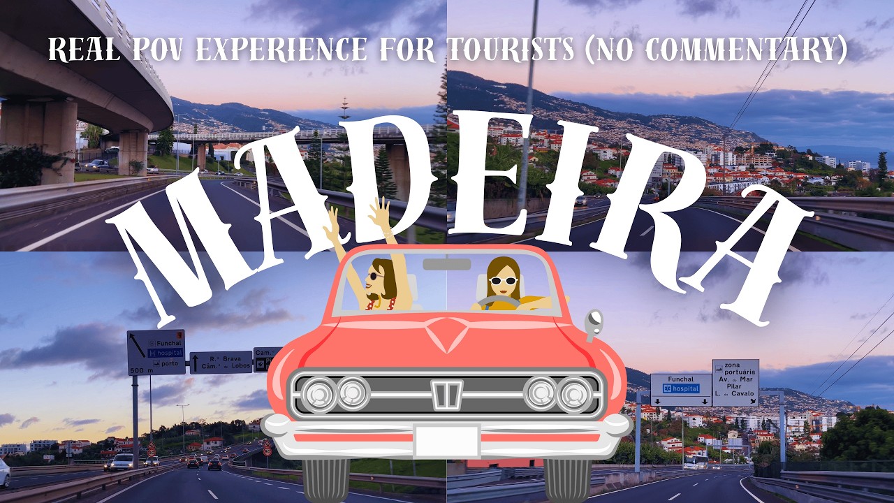 Driving on Madeira’s Fast Roads Into the City | Real POV Experience for Tourists (No Commentary)
