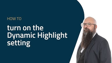 SOLIDWORKS TUTORIALS: How to turn on the Dynamic Highlight setting