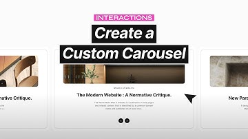 Create a Custom Carousel