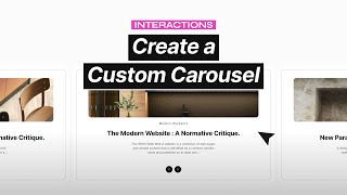 Create a Custom Carousel