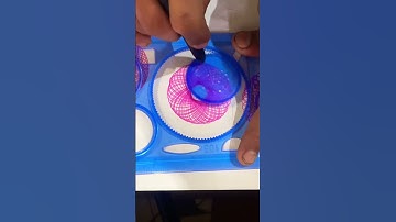 Feel the Rhythm of Colors with Spirograph Design#art #relaxing #spirograph #satisfying #asmr