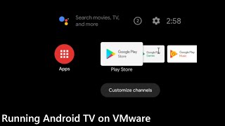 Running Android TV on VMware