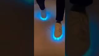 new lighting shoes || light || blue || shoes || #shorts