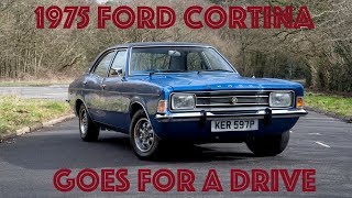 1975 Ford Mk3 Cortina 2000e goes for a Drive