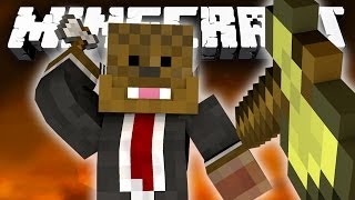 AXE THROWING BACCA! (MineCraft Hunger Games with JeromeASF and Woofless!)