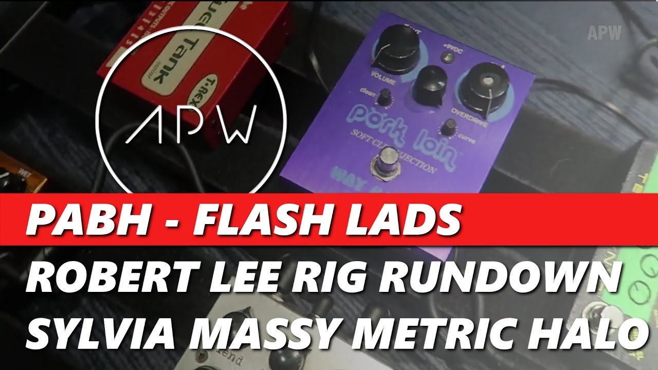 Pulled Apart By Horses: Flash Lads live, Robert Lee's Rig, and Sylvia Massey mic technique - YouTube