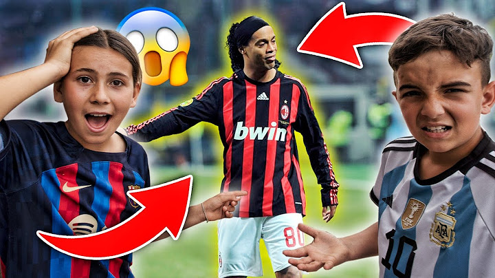 ME ENFRENTÉ al HIJO de RONALDINHO que es AMIGO de la NIÑA MESSI!